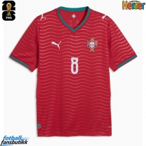 Portugal Bruno Fernandes #8 Hjemmedrakt EM 2024 Kortermet